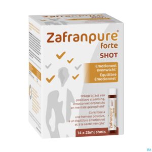 Packshot Zafranpure Forte Shots 14x25ml