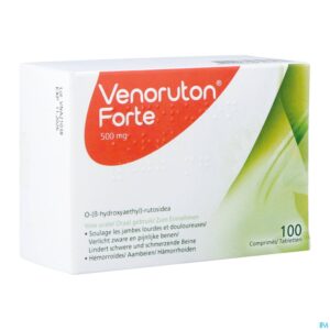 Packshot Venoruton Forte 500 Orifarm Tabl 100x500mg Pip