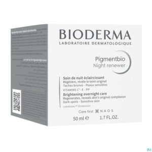 Packshot Bioderma Pigmentbio Night Renewer Pot 50ml