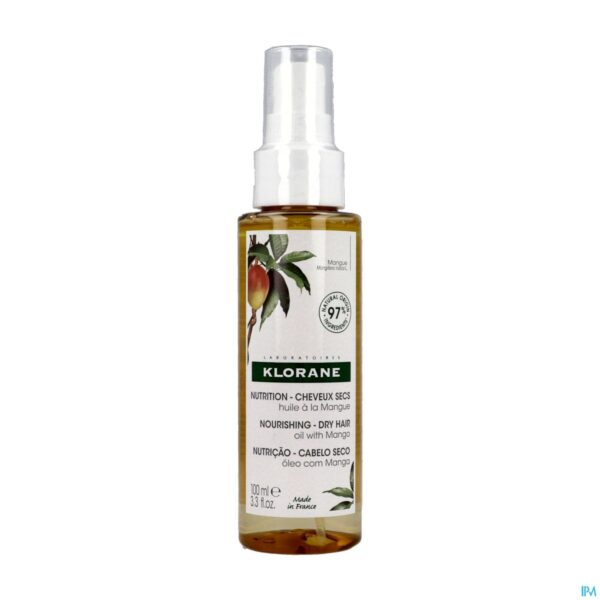 Packshot Klorane Capil. Olie Mango 100ml