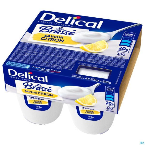 Packshot Delical Le Brasse Citroen 4x200g