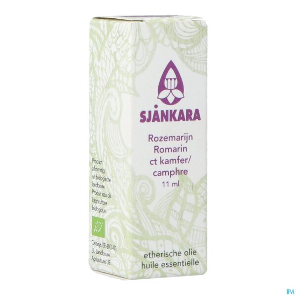 Packshot Sjankara Rozemarijn Ct Kamfer Ess. Olie Bio 11ml