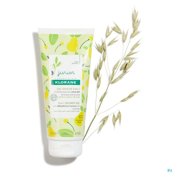 Lifestyle_image Klorane Petit Junior Douche Gel Peer 200ml Nf