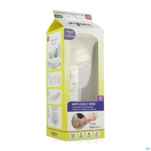 Packshot Difrax S-fles Wide Creme 310ml