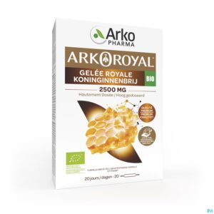 Packshot Arkoroyal Bio 2500mg Amp 20