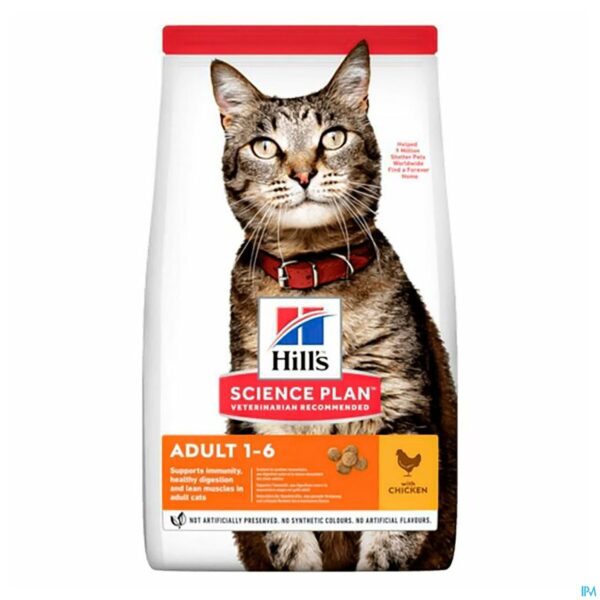 Packshot Science Plan Feline Adult Chicken 10kg