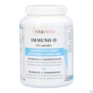 Packshot Vita Mina Immuno-d Caps 120
