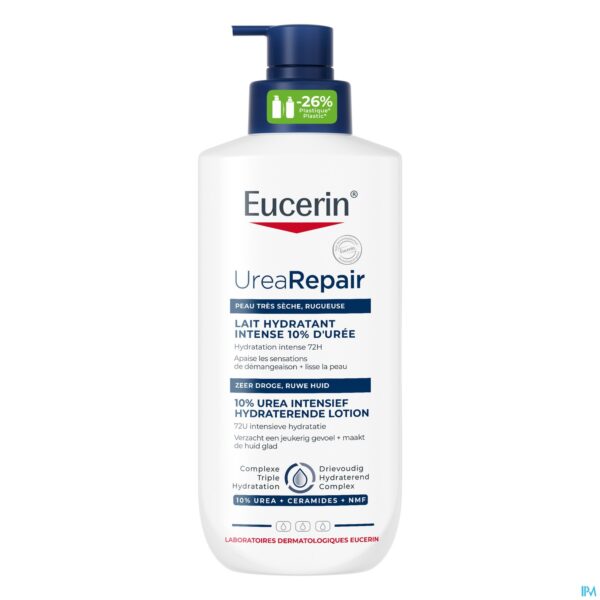 Packshot Eucerin Urearepair Lotion 10% Urea 400ml Nf