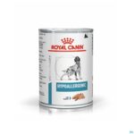Packshot Royal Canin Dog Hypoallergenic Loaf Wet 12x400g