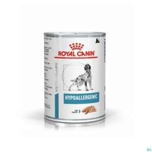 Packshot Royal Canin Dog Hypoallergenic Loaf Wet 12x400g