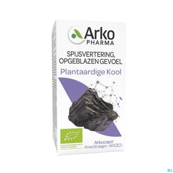 Packshot Arkocaps Plantaardige Kool Bio Caps 45