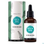 Productshot Viridian Vegan Epa & Dha Olie 30ml