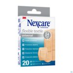 Packshot Nexcare 3m Flexible Textile Universal Strips 20