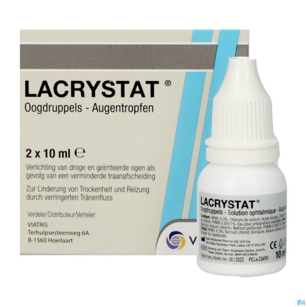 Productshot Lacrystat Collyre Fl 2x10ml Nf