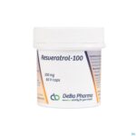 Packshot Resveratrol-100 Plantaard.caps 60x100mg Deba