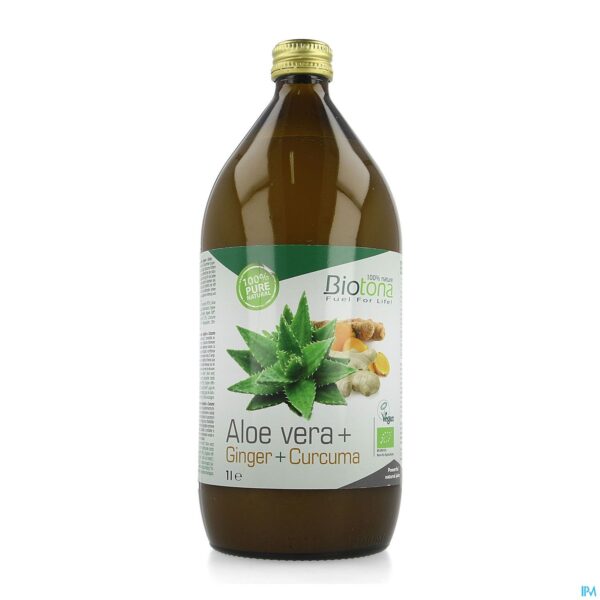 Packshot Biotona Aloe Vera Ginger Curcuma Sap 1l