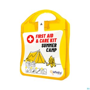 Packshot Summer Camp First Aid&care Kit Yellow Box 18 Prod.
