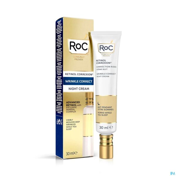 Productshot Roc Retinol Correx. Wrinkle Night Cream Fl 30ml