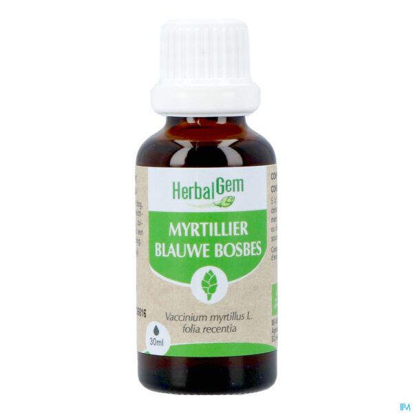 Productshot Herbalgem Blauw Bosbes Bio 30ml