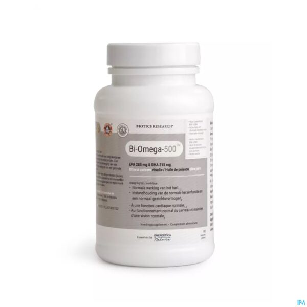Packshot Bi-omega 500 Caps 90 Nf