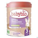 Packshot Babybio Optima 3 Peutermelk 800g