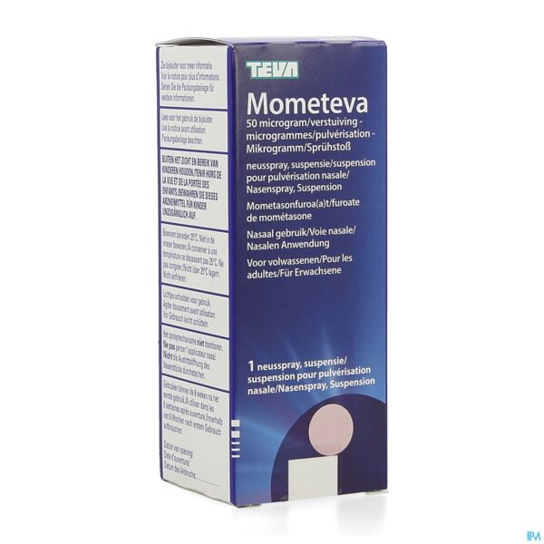 Packshot Mometeva Neusspray Susp 50mcg/verstuiv. Verst.140