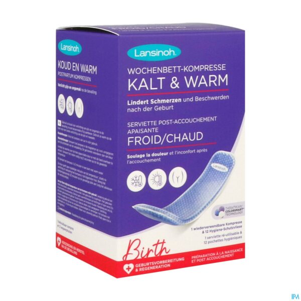 Packshot Lansinoh Kraamverband Verzachtend Koud/warm