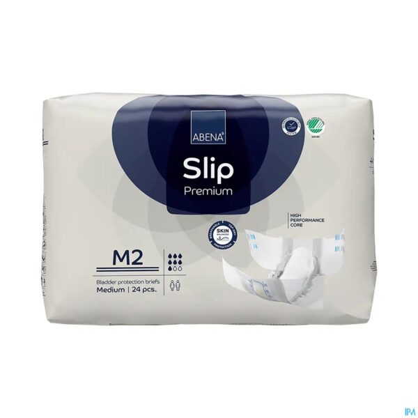 Packshot Abena Slip Premium M2 Broekluier 24