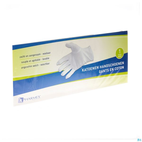 Packshot Pharmex Handschoen Katoen Medium 2