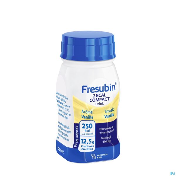 Productshot Fresubin 2 Kcal Compact Drink Vanille Fl 4x125ml