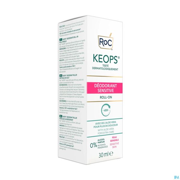 Packshot Roc Keops Deo Sensitive Skin Roll-on 30ml