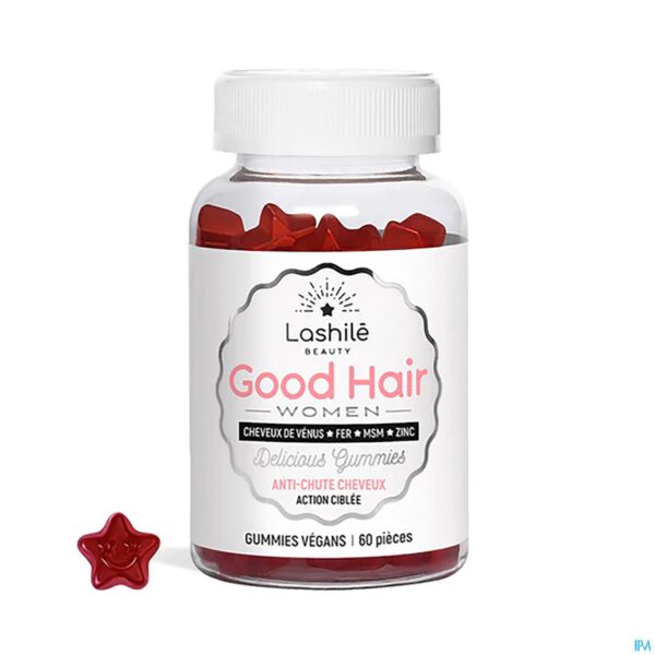Productshot Lashile Beauty Good Hair Gummies 60
