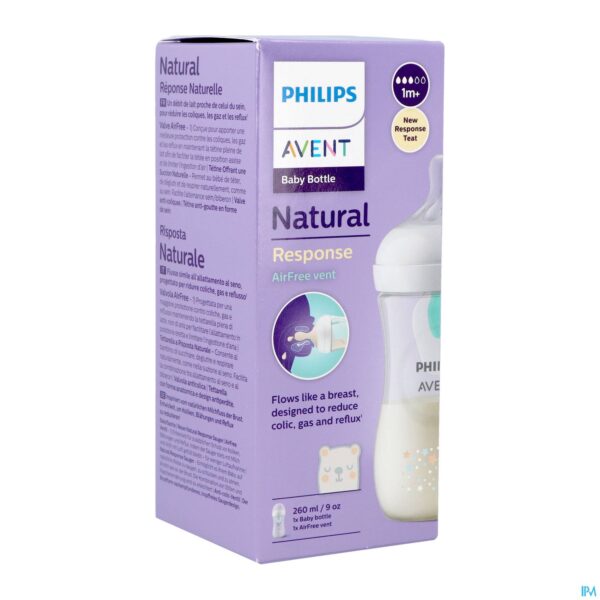 Packshot Philips Avent Natural 3.0airfree Zuigfl.beer 260ml