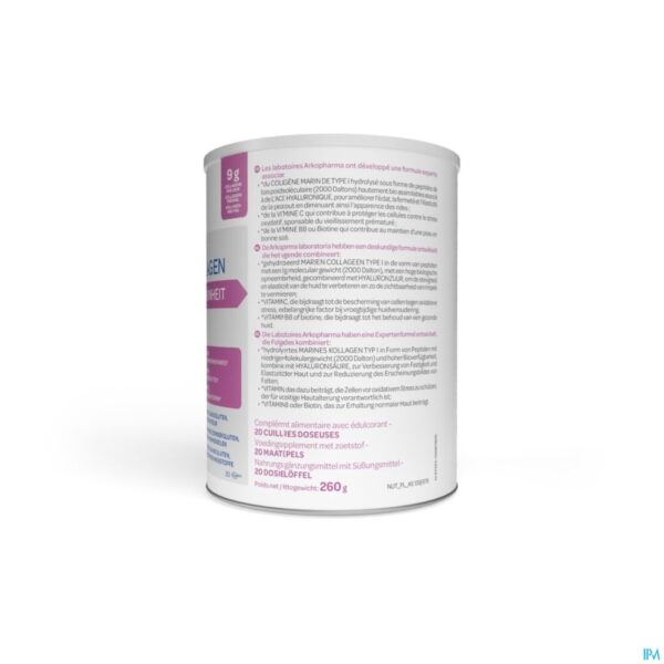 Packshot Arkopharma Collageen Schoonheid Pdr Pot 260g