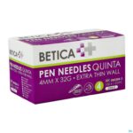 Packshot Betica Pen Needles Quinta 4mmx32g 100