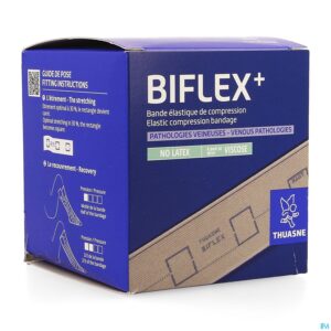 Packshot Thuasne Biflex 16+ Licht Ijkteken Beige 8cmx4m
