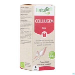 Packshot Herbalgem Celluligem Bio 30ml