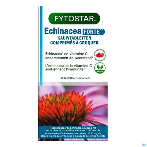 Packshot Fytostar Echinacea Forte Kauwtabl 60