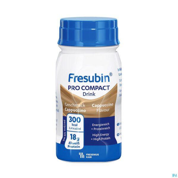 Productshot Fresubin Pro Compact Cappuccino 4x125ml