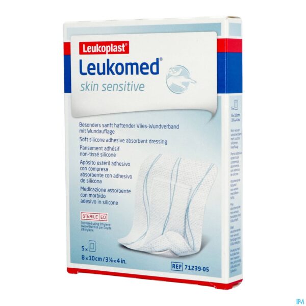 Packshot Leukomed Skin Sens. 8cmx10cm 5