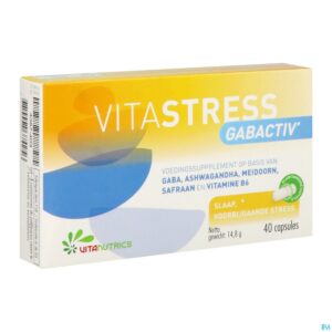 Packshot Vitastress Gabactiv Caps 40