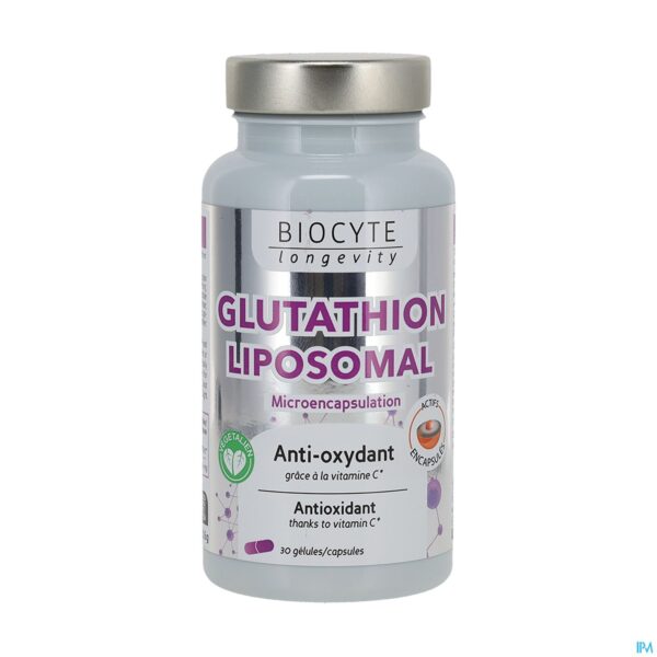 Packshot Biocyte Glutathion Liposomal Caps 30