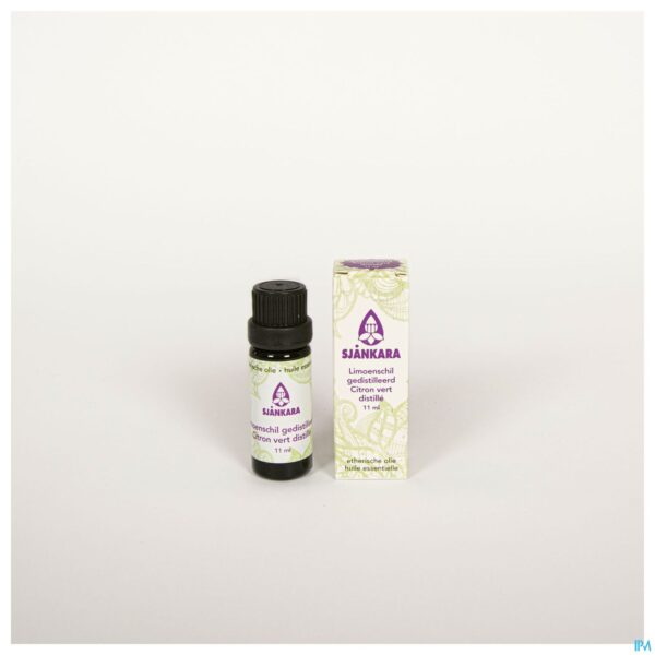 Productshot Sjankara Limoen Gedistilleerd Ess. Olie Bio 11ml