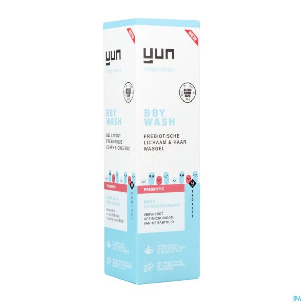 Packshot Yun Bby Prebiotic Lichaam&haar Wasgel 200ml Packshot Yun Bby Prebiotic Lichaam&haar Wasgel 200ml