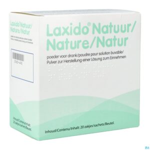 Packshot Laxido Natuur Zakjes 20 X 13,7g