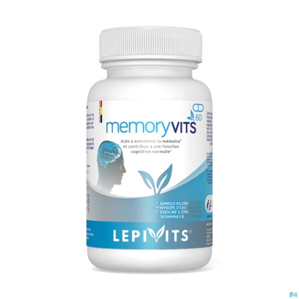 Packshot Memoryvits Caps 60 Lepivits Packshot Memoryvits Caps 60 Lepivits