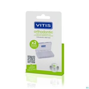 Packshot Vitis Orthodontic Wax Blister 2 Doosjes 3600