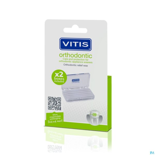 Packshot Vitis Orthodontic Wax Blister 2 Doosjes 3600 Packshot Vitis Orthodontic Wax Blister 2 Doosjes 3600