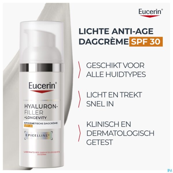 Lifestyle_image Eucerin Hyaluron-fil.+long.epig.dagcr. Spf30 50ml