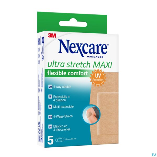 Packshot Nexcare Ultra Stretch Maxi Flex.comf. Pleisters 5